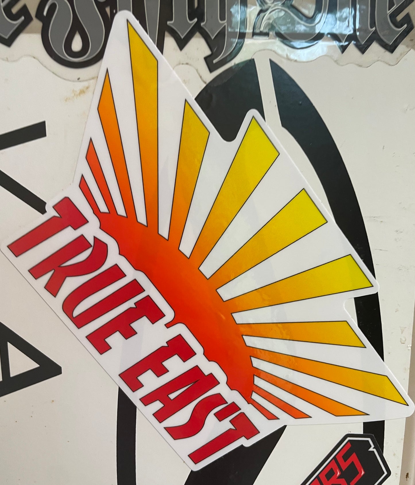 White Full Color Vinyl Sticker - 3.25" x 6"